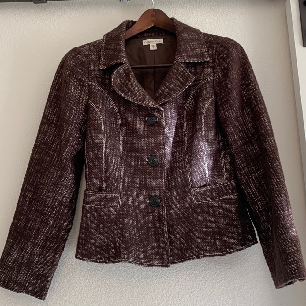 Brown Blazer size 8